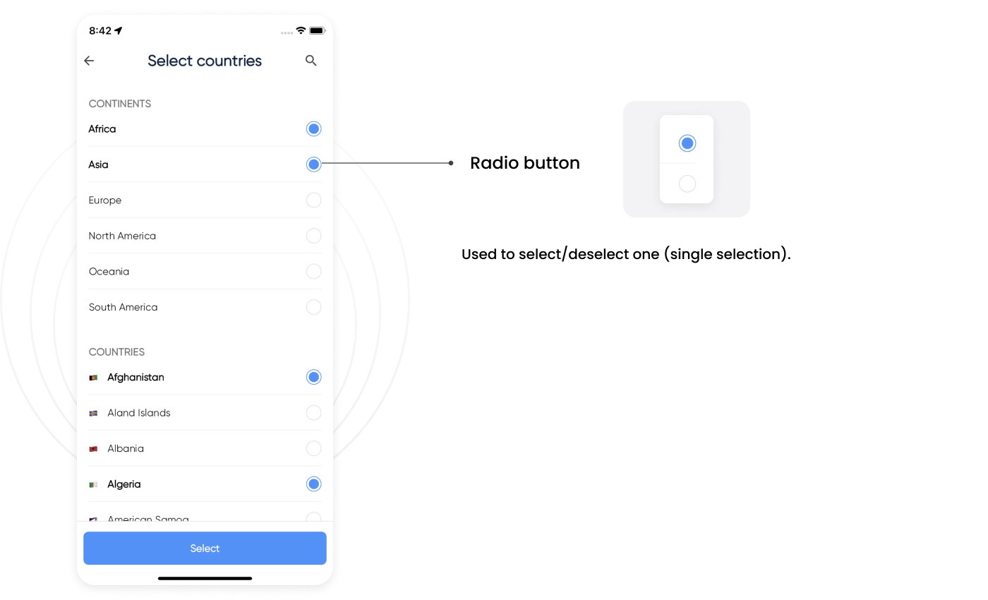 RADIO BUTTON